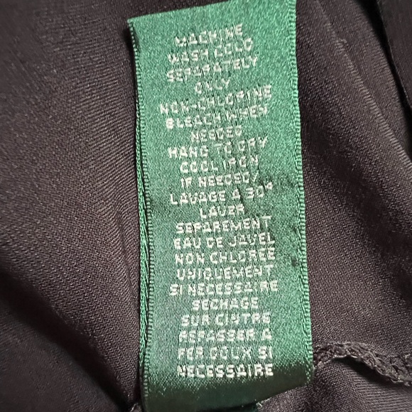 Lauren Ralph Lauren Faux Wrap Dress Size 14 Stretch
Cocktail Capsule Black - Picture 9 of 10